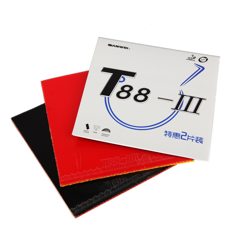 Table Tennis Spin - 1 rouge 1 noir Original SANWEI
