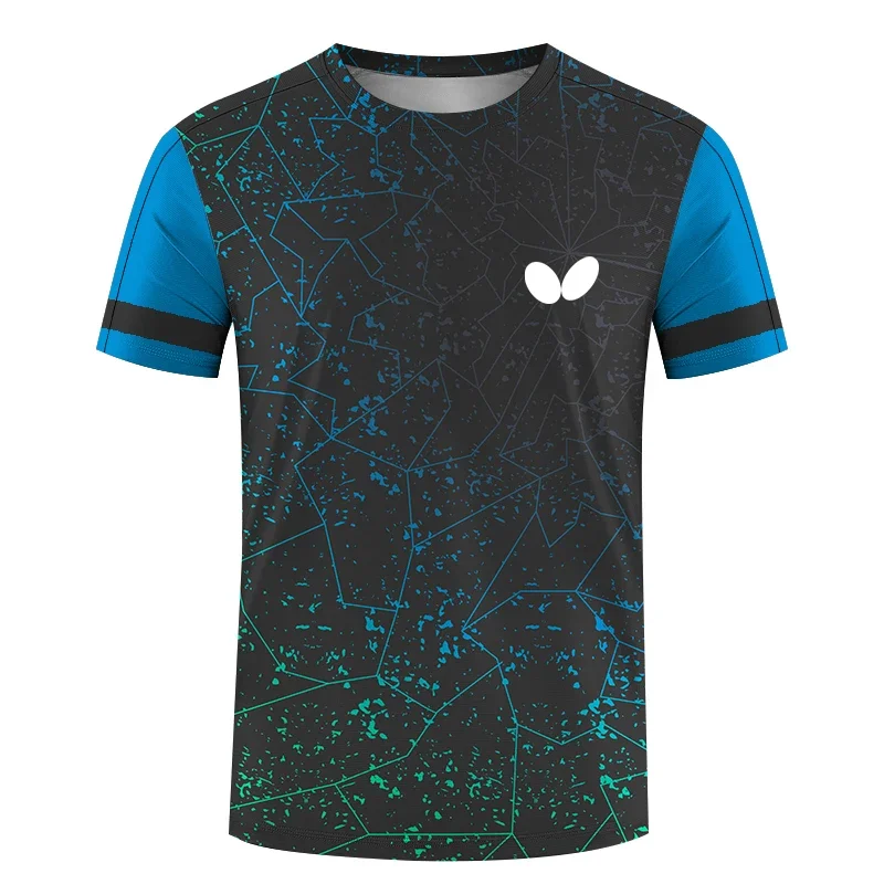 Table Tennis Jersey Butterfly - T-shirt à manches courtes et col