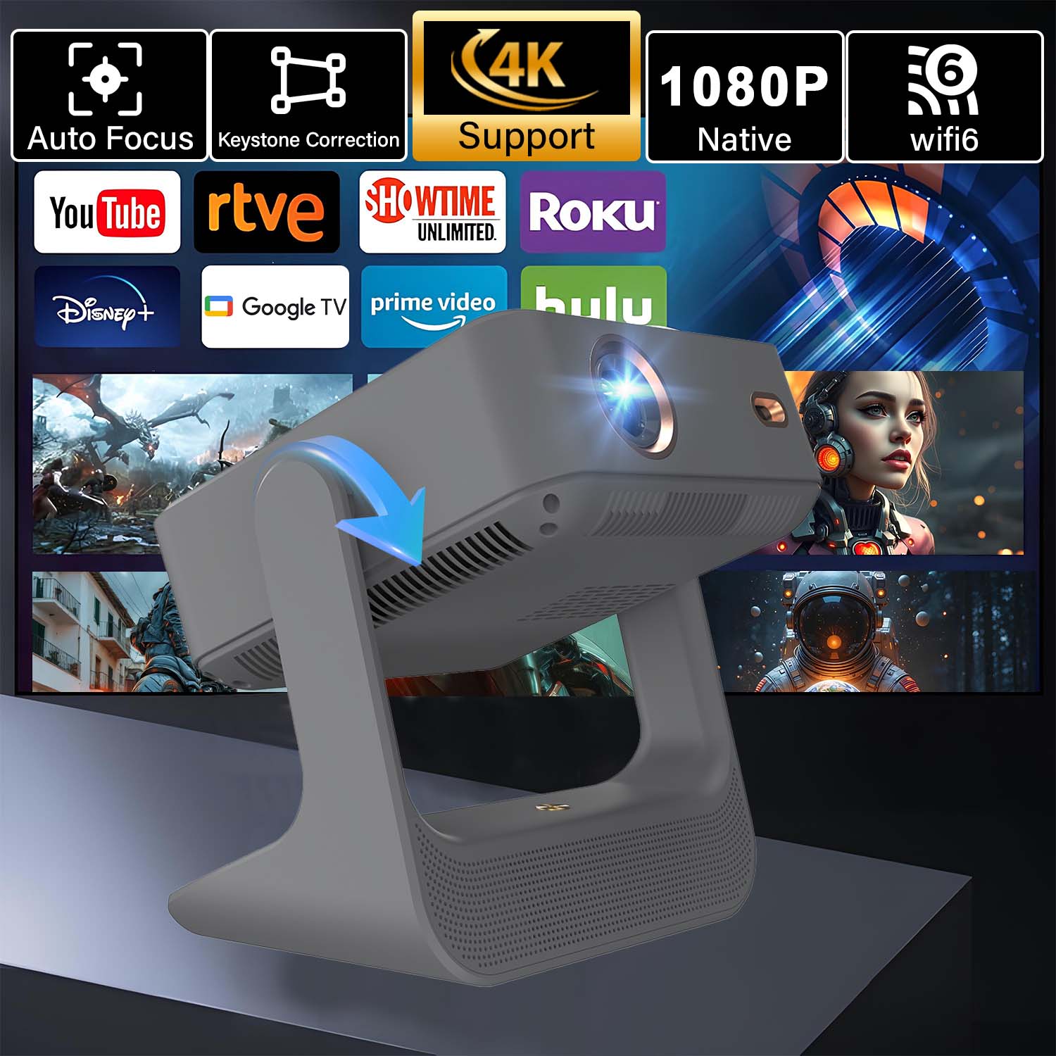 Projecteur Live pour Tennis de - Table Tennis Video avis et prix