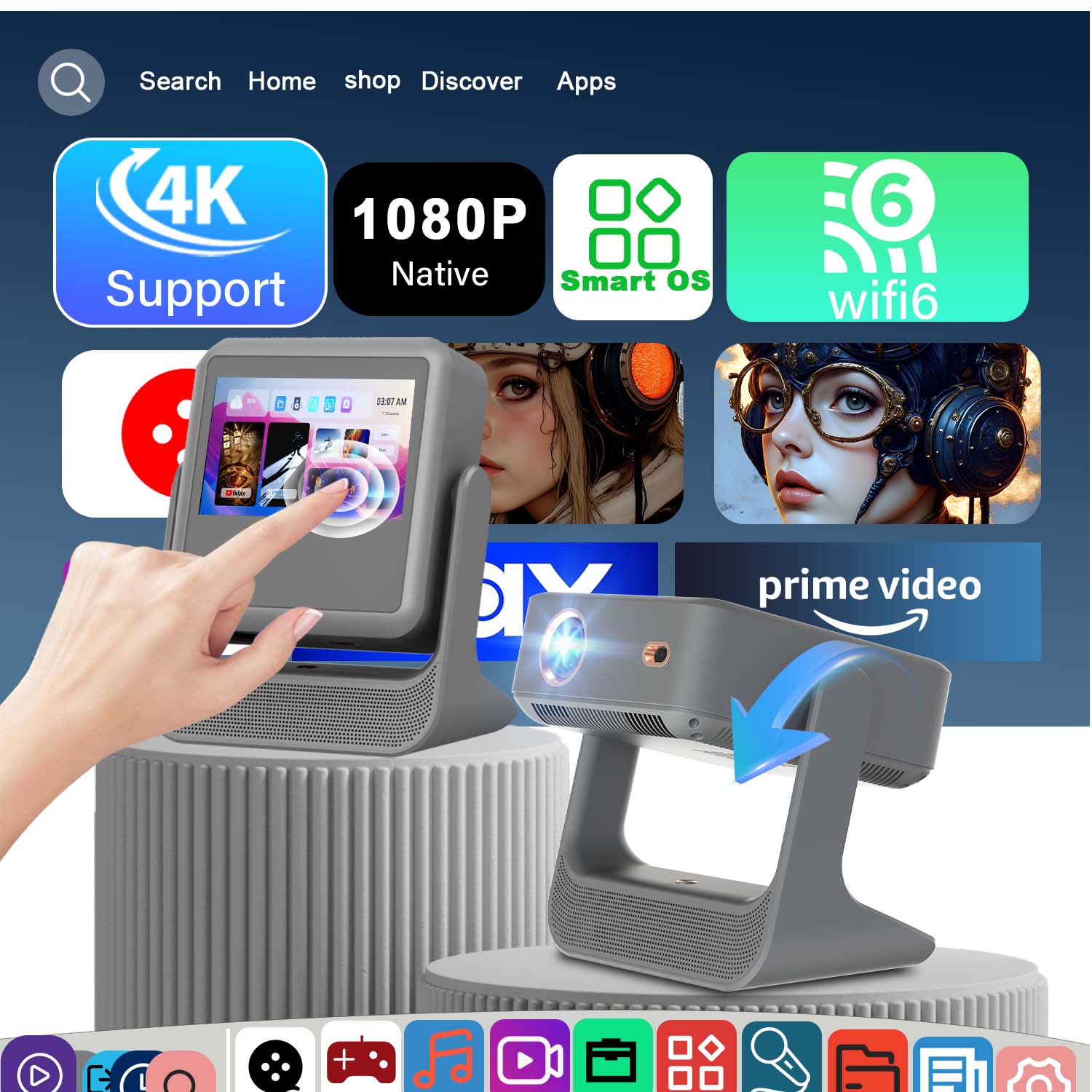 Projecteur Live pour Tennis de - Table Tennis Video avis et prix